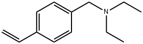 4-乙烯基-N,N-二乙基苯甲胺 结构式