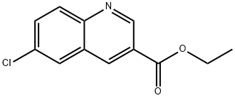 6-氯喹啉-3-羧酸乙酯 结构式