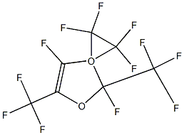 4,5-二氟-2,2-双(三氟甲基)-1,3-二氧杂环戊烯和 1,1,2,2-四氟乙烯共聚物 结构式