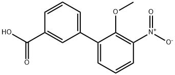 2'-甲氧基-3'-硝基联苯-3-羧酸 结构式