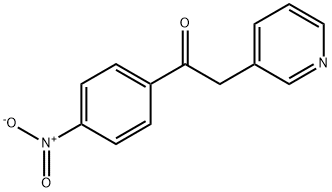 1-(4-硝基苯基)-2-(3-吡啶基)-乙酮 结构式