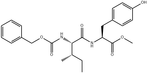 CARBOBENZYLOXY-L-ISOLEUCYL-L-TYROSINE METHYL ESTER 结构式