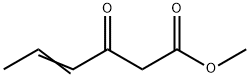 4-Hexenoic acid, 3-oxo-, Methyl ester 结构式