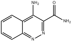 4-氨基噌啉-3-甲酰胺 结构式