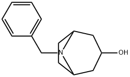 8-苄基-8-氮杂双环[3.2.1]辛-3-醇 结构式