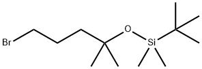 (4-BroMo-1,1-diMethylbutoxy)(1,1-diMethylethyl)diMethylsilane 结构式