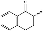 S-2-甲基-3,4-二氢-2H-1-萘酮 结构式