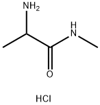 DL-丙胺甲基酰胺盐酸盐 结构式