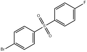 1-溴-4-((4-氟苯基)磺酰基)苯 结构式