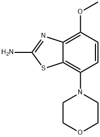 4-甲氧基-7-N-吗啉基苯并[D]噻唑-2-胺 结构式
