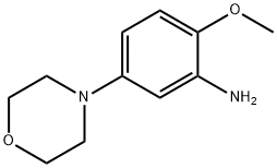 2-甲氧基-5-N-吗啉基苯胺 结构式