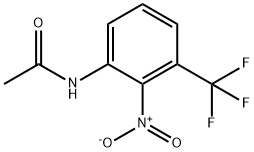 N-(2-硝基-3-(三氟甲基)苯基)乙酰胺 结构式