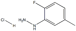 2-氟-5-甲基苯肼盐酸盐 结构式