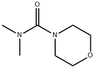 N,N-二甲基-4-吗啉羧酰胺 结构式