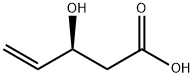 (3S)-3-羟基4-戊烯酸 结构式
