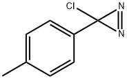 3-氯-3-(4-甲基苯基)-3H-双吖丙啶 结构式