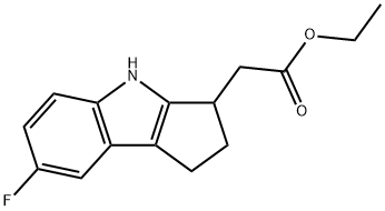 7-氟-5-溴-1,2,3,4-四氢乙酯 结构式