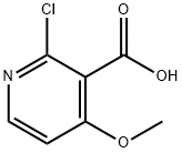 2-氯-4-甲氧基烟酸 结构式