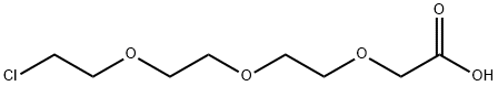 2-[2-[2-(2-Chloroethoxy)ethoxy]ethoxy]acetic Acid 结构式