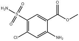 4-Chloro-5-sulfaMoylanthranilic Acid Methyl Ester 结构式