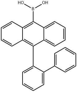 (10-[1,1'-联苯]-2-基-9-蒽基)硼酸 结构式