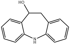 10,11-二氢-5H-二苯并[B,F]氮杂卓-10-醇 结构式