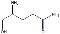 4-氨基-5-羟基戊酰胺 结构式