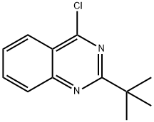 2-(tert-Butyl)-4-chloroquinazoline 结构式