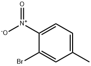 2-溴-4-甲基-1-硝基苯 结构式