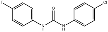 1-(4-氯苯基)-3-(4-氟苯基)脲 结构式