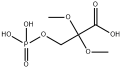 2,2-DiMethoxy-3-(phosphonooxy)propanoic Acid PotassiuM Salt 结构式