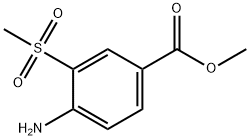 甲基 4-氨基-3-甲磺酰苯酸盐 结构式