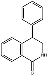 4-苯基-3,4-二氢异喹啉-1(2H)-酮 结构式