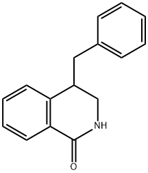 4-苄基-3,4-二氢异喹啉-1(2H)-酮 结构式