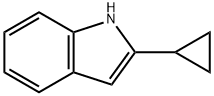 2-CYCLOPROPYL-1H-INDOLE 结构式