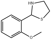 2-(2-甲氧基苯基)噻唑烷 结构式