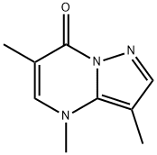 3,4,6-三甲基吡唑并[1,5-A]嘧啶-7(4H)-酮 结构式