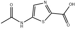 5-乙酰氨基噻唑-2-甲酸 结构式