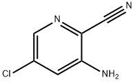 3-氨基-5-氯皮考啉腈 结构式