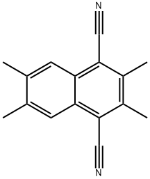 2,3,6,7-tetraMethylnaphthalene-1,4-dicarbonitrile 结构式