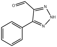 4-phenyl-1H-1,2,3-triazole-5-carbaldehyde 结构式