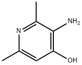 3-氨基-2,6-二甲基吡啶-4-醇 结构式