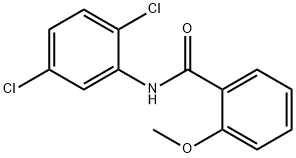 N-(2,5-二氯苯基)-2-甲氧基苯甲酰胺 结构式