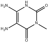 5,6-二氨基-3-甲基-1H-嘧啶-2,4-二酮 	 结构式