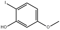 2-碘-5-甲氧基苯酚 结构式