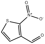 2-硝基-3-噻吩甲醛 结构式