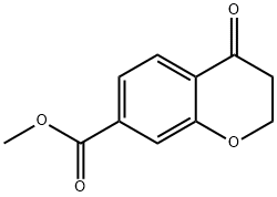 4-氧代苯并二氢吡喃-7-羧酸甲酯 结构式