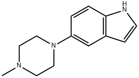 5-(4-甲基哌嗪-1-基)-1H-吲哚 结构式