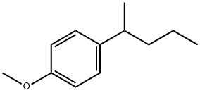 1-Methoxy-4-(1-Methylbutyl)benzene 结构式