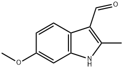 6-Methoxy-2-Methylindole-3-carboxaldehyde 结构式